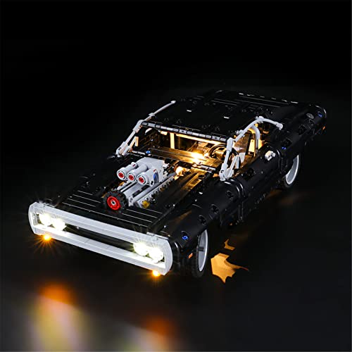 MENZAVA Licht-Set Kompatibel Mit 42111 Dom's Dodge Charger Technic - Led-Beleuchtungsset Für Bausteinen Modell - Modell Set Nicht Enthalten von MENZAVA