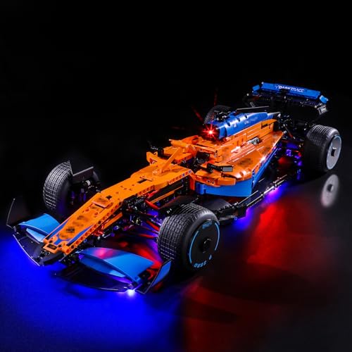 MENZAVA Licht-Set Kompatibel Mit 42141 McLaren Formel 1 Rennwagen Technic - Led-Beleuchtungsset Für Bausteinen Modell - Modell Set Nicht Enthalten von MENZAVA