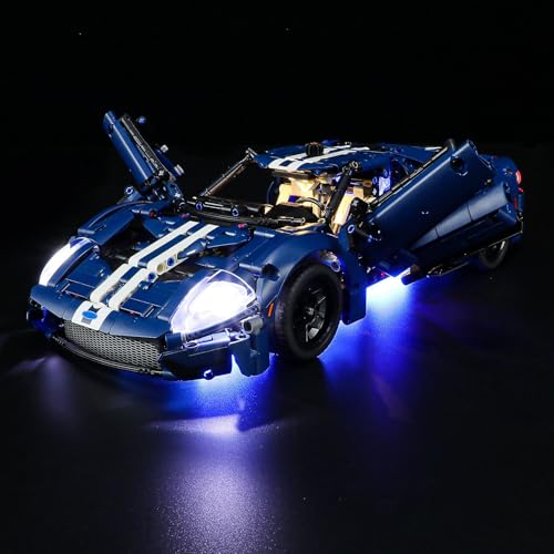 MENZAVA Licht-Set Kompatibel Mit 42154 Ford GT 2022 Technic - Led-Beleuchtungsset Für Bausteinen Modell - Modell Set Nicht Enthalten von MENZAVA