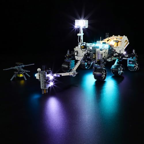 MENZAVA Licht-Set Kompatibel Mit 42158 NASA Mars Rover Perseverance Technic - Led-Beleuchtungsset Für Bausteinen Modell - Modell Set Nicht Enthalten von MENZAVA