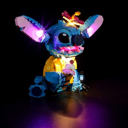 MENZAVA Licht-Set Kompatibel Mit 43249 Stitch Disney - Led-Beleuchtungsset Für Bausteinen Modell - Modell Set Nicht Enthalten von MENZAVA