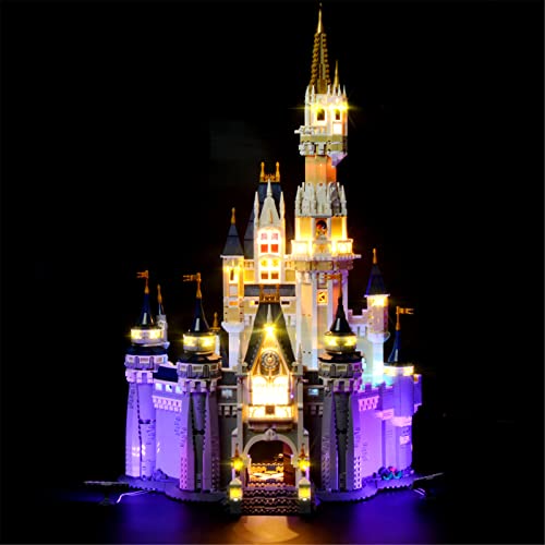 MENZAVA Licht-Set Kompatibel Mit 71040 Das Disney Schloss Disney - Led-Beleuchtungsset Für Bausteinen Modell - Modell Set Nicht Enthalten von MENZAVA