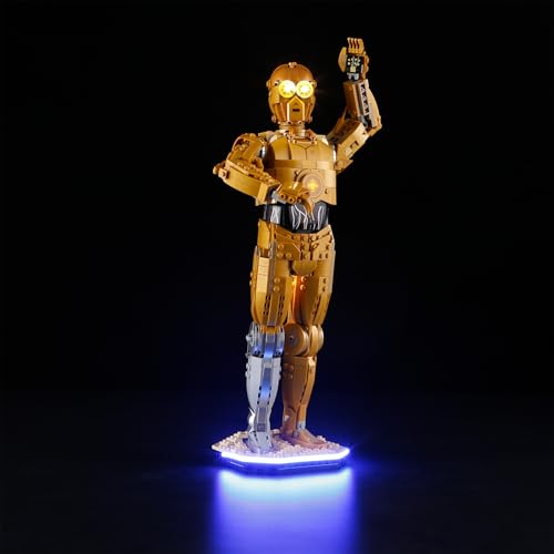 MENZAVA Licht-Set Kompatibel Mit 75398 C-3PO - Led-Beleuchtungsset Für Bausteinen Modell - Modell Set Nicht Enthalten von MENZAVA