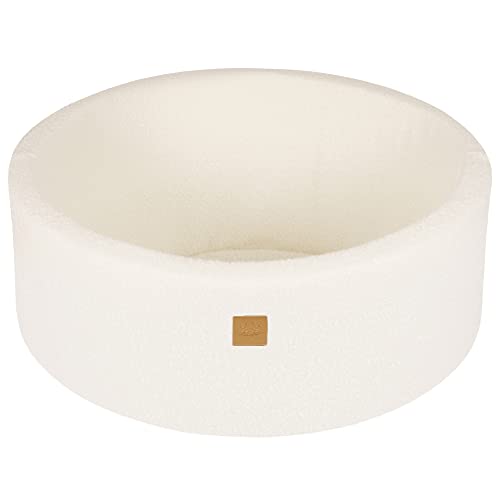 MEOWBABY Bällebad 90x30 Boucle - Bällebad Baby ab 1 Jahr - Bällebad Kinder - Weiches Schaumstoff Ballgrube mit ohne Bällen, Boucle, Weiß MEOWBABY Bällebad 90x30 Boucle - Bällebad Baby ab 1 Jahr - Bällebad Kinder - Weiches Schaumstoff Ballgrube mit ohne Bällen, Boucle, Weiß von MEOWBABY