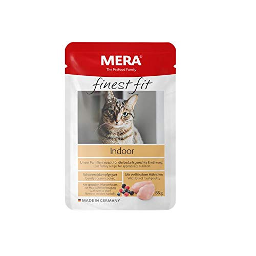 Mera Cat Finest fit Nassfutter Indoor 85g (Menge: 12 je Bestelleinheit) von MERA