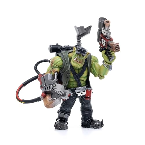 Bloomage Joytoy Tech - Joytoy Warhammer 40,000 - Ork Kommandos Nob Nazbog 1/18 Action Figure (Net), Black von MERCHANDISING LICENCE