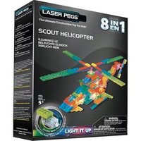 Mercopol PB2150B Laser Peg 8-in-1-Scout Helicopter von MERCOPOL