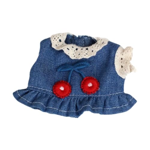 17 cm Großes Puppenoutfit für Mädchen mit DIY Zubehör für Kreatives Spielen, Blau von MERIGLARE