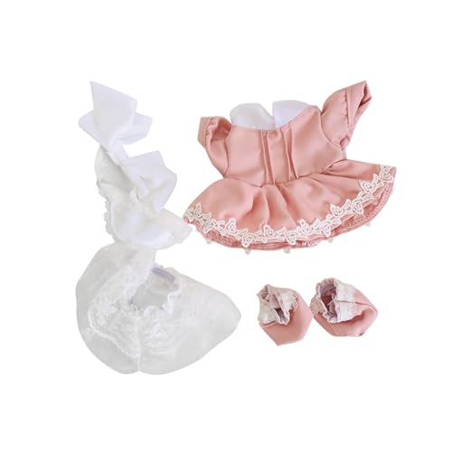 3X Mode Puppen Kleid Und Schuhe Stirnband für 20cm Puppen Dress Up Junge Puppen von MERIGLARE