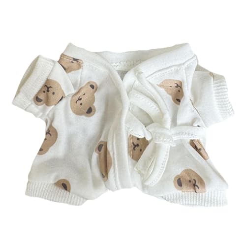 Bezauberndes Puppenoutfit in Form Einer Ente Aus Plüsch für 15 cm Große Puppen, Pyjama von MERIGLARE