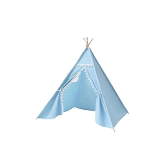 Kinder Tipi Zelt Tipi Spielhaus Spielzelt für Kinder für Parks Picknicks Leseecke, Blau von MERIGLARE