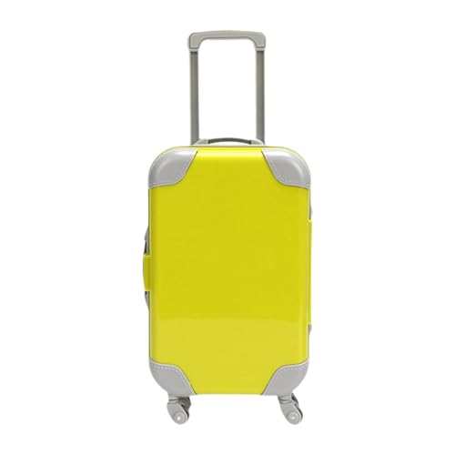 MERIGLARE Süßer Puppenkoffer, Puppen Reisegepäckkoffer, Kompaktes Spielzeug, Mini Reisekoffer für Spielzeug, Geschenke, Spielset, Gelb MERIGLARE Süßer Puppenkoffer, Puppen Reisegepäckkoffer, Kompaktes Spielzeug, Mini Reisekoffer für Spielzeug, Geschenke, Spielset, Gelb von MERIGLARE