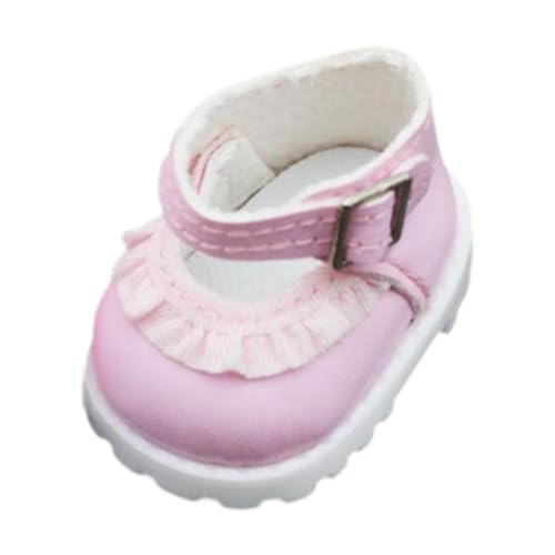 Miniatur Schuhwerk für Puppen, Zubehör für 15–17 cm Große Modelle, Erntedankfest, Rosa von MERIGLARE