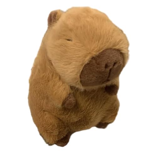 Plüsch Capybara Puppe, Capybara Stofftier, Handgemachte, Umarmbare, Entzückende Filmfigur für Raumdekoration, Geburtstagsgeschenk, ohne Tasche von MERIGLARE