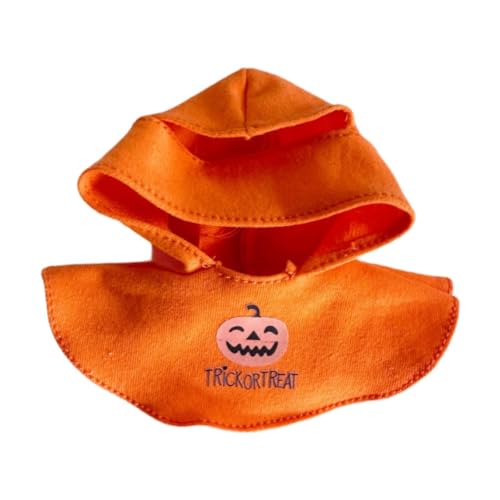 Puppenkleidung, Umhang, Anhänger, Puppen-Outfits, weiche Anziehpuppenkleidung für 15 cm große Puppen, Orange von MERIGLARE