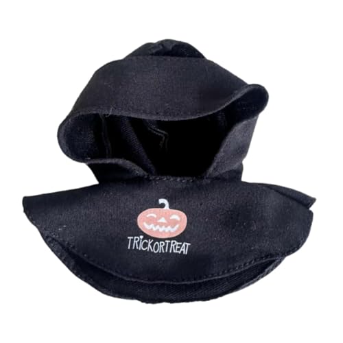 Puppenkleidung, Umhang, Anhänger, Puppen-Outfits, weiche Anziehpuppenkleidung für 15 cm große Puppen, Schwarz von MERIGLARE