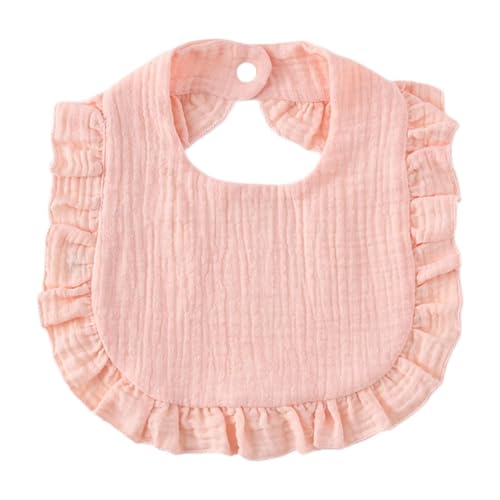 Weiches Baby Lätzchen Set Aus Baumwolle für Sabbernde Säuglinge, ROSA von MERIGLARE