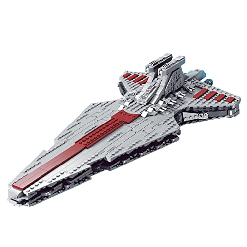 MERK Star Destroy Raumschiff Modell, 878PCS Sternenzerstörer Modellbausatz Kompatibel mit Lego Star Wars, SI-Fi Raumkreuzer Raumschiff Spielzeug von MERK