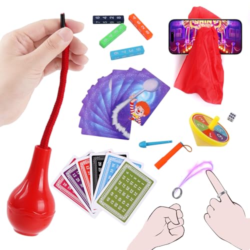 MEROCO Zaubertricks für Kinder im Alter von 6 8 10 12 Jahren Magier Amazing Party Favor Magic Kits Zubehör Zaubertrick Video Anleitung enthalten von MEROCO