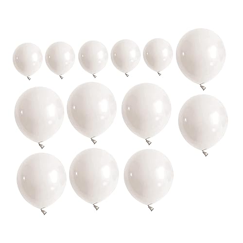 MERRYHAPY 1 Satz Party-ballon-dekoration Bogenballon Ballon Für Hochzeit Gedenkdekorationen Romantisches Dekor Hochzeitsballons Ballon Für Die Party Kastanienbraune Luftballons Emulsion Weiß von MERRYHAPY