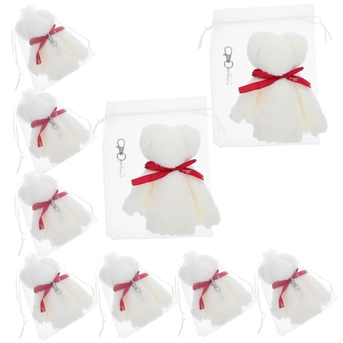 MERRYHAPY 1 Set Babyparty Taufgeschenkset Mit Bärenhandtuch Und Schlüsselanhänger Für Jungen Und Mädchen Hochzeitssouvenirs Und Abschlussgeschenke von MERRYHAPY