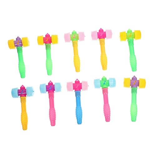 MERRYHAPY 10 STK Bb-Hammer Für Kinder Kinderspielzeug Kinder Quietschender Hammer Kinderwerkzeuge Hammer Quietscht Mini-schlaghämmer Lernspielzeug Quietschende Hammerspielzeuge Plastik von MERRYHAPY