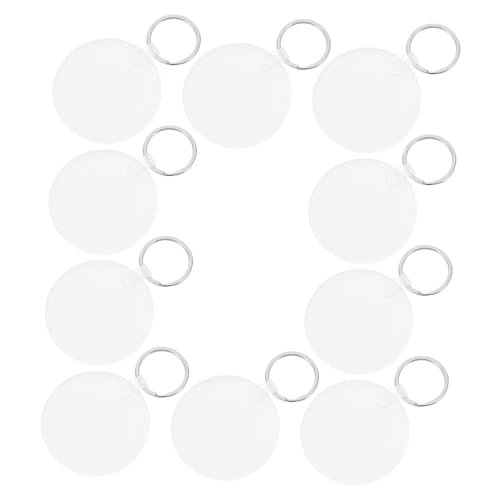 MERRYHAPY 10 Stück Acryl Sublimation Schlüsselanhänger Blanks Doppelseitig Bedruckbar Hitzebeständig Rund Robust für DIY Foto-transfer und Bastelprojekte MERRYHAPY 10 Stück Acryl Sublimation Schlüsselanhänger Blanks Doppelseitig Bedruckbar Hitzebeständig Rund Robust für DIY Foto-transfer und Bastelprojekte von MERRYHAPY