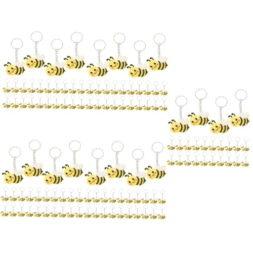 MERRYHAPY 120 Stück Bienen Schlüsselanhänger Bienen Als Schlüsselanhänger Honig Taschenanhänger Schlüsselanhänger Für Autoschlüssel Bienenparty Cartoon Schlüsselanhänger von MERRYHAPY