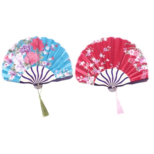 MERRYHAPY 2 STÜCK Klassischer Faltbarer Damenfächer aus Langlebigem Material Kleines Dekoratives Kreativer Chinesischer Stil mit Blau Weißem Griff als Ornament und Fotorequisite MERRYHAPY 2 STÜCK Klassischer Faltbarer Damenfächer aus Langlebigem Material Kleines Dekoratives Kreativer Chinesischer Stil mit Blau Weißem Griff als Ornament und Fotorequisite von MERRYHAPY