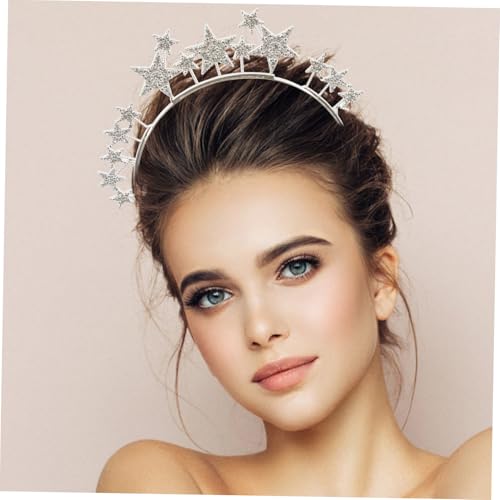 MERRYHAPY 2 Stück Haarreifen Sternform Metall Glitzer Haarreif Party Kopfschmuck für Mädchen Leicht und Langlebig für Festtage Valentinstag und Geburtstagsgeschenke MERRYHAPY 2 Stück Haarreifen Sternform Metall Glitzer Haarreif Party Kopfschmuck für Mädchen Leicht und Langlebig für Festtage Valentinstag und Geburtstagsgeschenke von MERRYHAPY