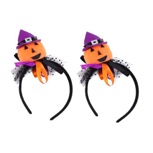 MERRYHAPY 2 Stück Kürbis Stirnband Kostümhaar Halloween Horror Halloween Kopfschmuck Für Erwachsene Stirnband MERRYHAPY 2 Stück Kürbis Stirnband Kostümhaar Halloween Horror Halloween Kopfschmuck Für Erwachsene Stirnband von MERRYHAPY