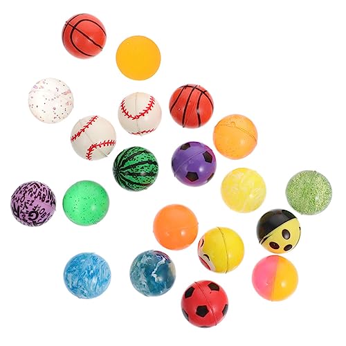 MERRYHAPY 20St Hüpfender Ball Spielzeug für Kinder tragbare Springbälle Hüpfball für Kinder hoher Sprung gummiball Kinderspielzeug Gummibälle zum Stressabbau springende Bälle zum Stressabbau von MERRYHAPY