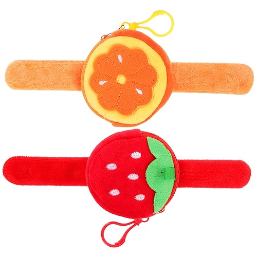 MERRYHAPY 2St Mädchen Bands DIY Bracelet Set DIY armbänder Set Kid Toys kinderspielzeuge Kinderparty-Dekoration Armband Münzbeutel süßes Slap- Kinder klatschen Armbänder Plüsch von MERRYHAPY