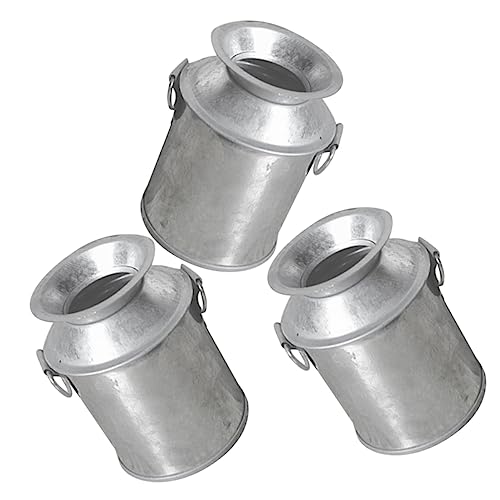 MERRYHAPY 3stücke Mini Metall Eimer Vasen Dekorative Miniatur Eisenvasen Für Blumen Für Miniaturhäuser Und Landschaftsgärten Vintage Tischdekoration MERRYHAPY 3stücke Mini Metall Eimer Vasen Dekorative Miniatur Eisenvasen Für Blumen Für Miniaturhäuser Und Landschaftsgärten Vintage Tischdekoration von MERRYHAPY