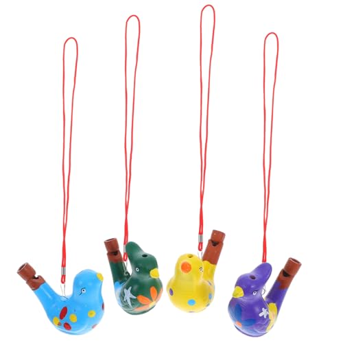 MERRYHAPY 4 Stück Keramik Vogelpfeifen Wasserfüllbar Stabile Sichere Musikinstrumente für Party Badspaß und Geschenkideen Umweltfreundliche Vogelzwitscher-pfeifen aus Robustem Keramik MERRYHAPY 4 Stück Keramik Vogelpfeifen Wasserfüllbar Stabile Sichere Musikinstrumente für Party Badspaß und Geschenkideen Umweltfreundliche Vogelzwitscher-pfeifen aus Robustem Keramik von MERRYHAPY