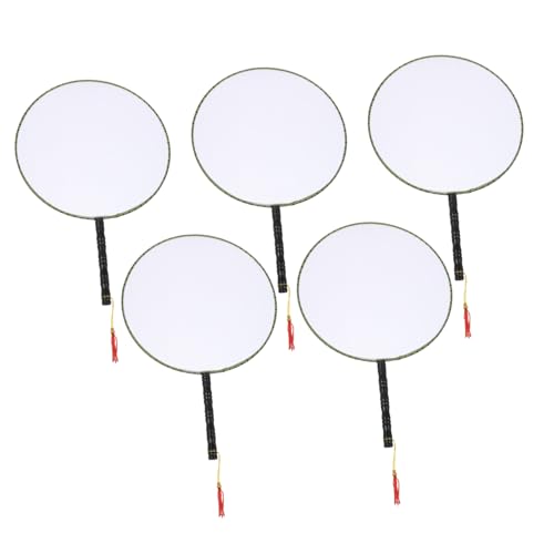 MERRYHAPY 5 Stück Blanko Kinderfächer DIY Handgemalt Bastelset Kindergarten Malfächer mit Aufhängeschlaufe Kreatives für Mädchen und Jungen zum Selbstgestalten MERRYHAPY 5 Stück Blanko Kinderfächer DIY Handgemalt Bastelset Kindergarten Malfächer mit Aufhängeschlaufe Kreatives für Mädchen und Jungen zum Selbstgestalten von MERRYHAPY