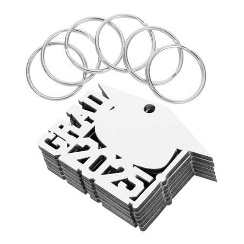 MERRYHAPY 6 Stück 2025 Wärmeübertragung Schlüsselanhänger Bilderrahmen Medaillon Des Deckels Fotorahmen 2025 Abschluss Schlüsselanhänger Blanko Schlüsselanhänger Charms 2025 Abschluss von MERRYHAPY