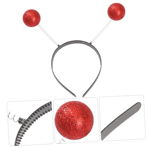 MERRYHAPY 6 Stück Haarbänder mit Glitzer Leichte Feder haarreifen mit Pinken Schaumstoffbällen Bunte Party accessoires für Fasching Karneval und Kostüm Unisex und Bequem Tragbar MERRYHAPY 6 Stück Haarbänder mit Glitzer Leichte Feder haarreifen mit Pinken Schaumstoffbällen Bunte Party accessoires für Fasching Karneval und Kostüm Unisex und Bequem Tragbar von MERRYHAPY