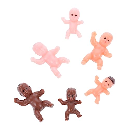 MERRYHAPY 60St Babyspielzeug aus Kunststoff -Eiswürfel-Spiel Mini-Babypuppe -Partygeschenke Mini-Babys badespielzeug bath toys -Badespielzeug Party-Andenken Plastik von MERRYHAPY