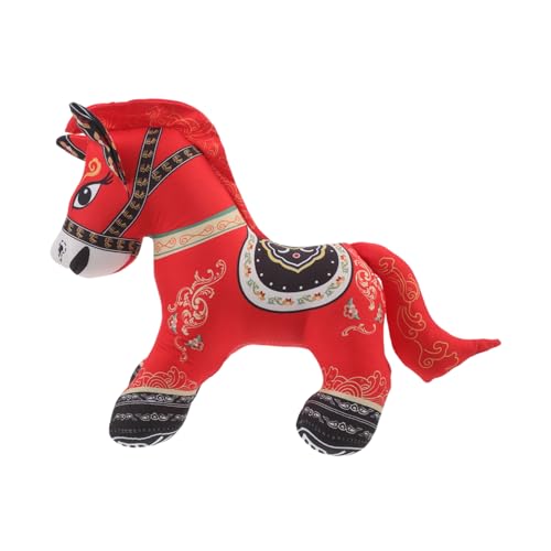 MERRYHAPY Chinesisches Tierkreiszeichen Pferd Kuscheltier Jahr des Pferdes Plüschpuppe Glücksbringer Stofftier für Geschenk Dekoration Wohnzimmer Schlafzimmer MERRYHAPY Chinesisches Tierkreiszeichen Pferd Kuscheltier Jahr des Pferdes Plüschpuppe Glücksbringer Stofftier für Geschenk Dekoration Wohnzimmer Schlafzimmer von MERRYHAPY
