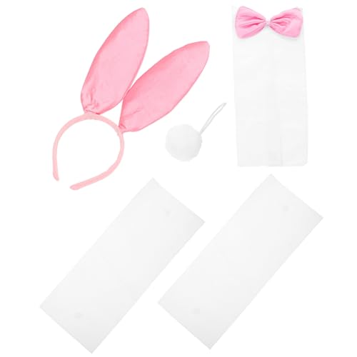 MERRYHAPY Cosplay Bunny Headband mit Hasenohren Schleife und Plüschschwanz Weiches Stoffmaterial Faschingsdeko für Frauen Ostern Party Haarreif Zubehör Langlebig und Bequem MERRYHAPY Cosplay Bunny Headband mit Hasenohren Schleife und Plüschschwanz Weiches Stoffmaterial Faschingsdeko für Frauen Ostern Party Haarreif Zubehör Langlebig und Bequem von MERRYHAPY