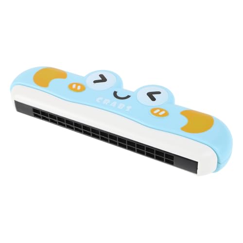 MERRYHAPY Kinderharmonika Harmonica Musikinstrument Instrumente Lernspielzeug für Babys Musikinstrument- Mundharmonika- für Plastik Sky-Blue von MERRYHAPY