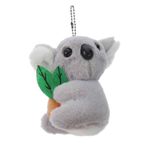 MERRYHAPY Koala Puppen Anhänger Schlüsselanhänger Kleine Koala Taschendekoration Flauschige Hängedekoration Mini Rucksack Anhänger Handtaschenanhänger Rucksackzubehör von MERRYHAPY