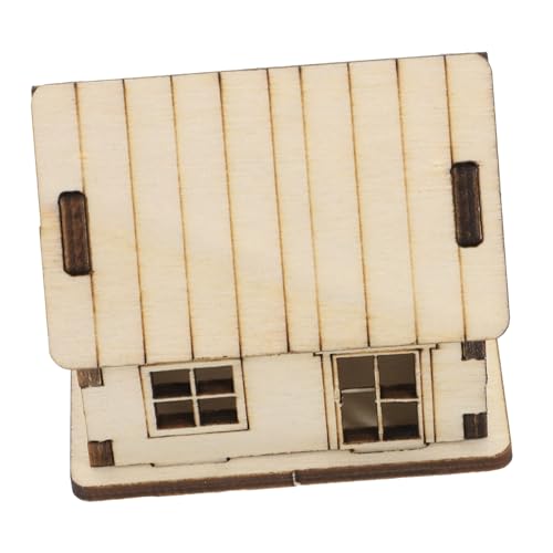 MERRYHAPY Miniatur Holzhaus Bausatz DIY Puppenhaus Modell mit Möbel Zubehör Realistisches Bastelset Dekoratives Haus für Wohnraum und Büro Geschenk für Teens und Erwachsene MERRYHAPY Miniatur Holzhaus Bausatz DIY Puppenhaus Modell mit Möbel Zubehör Realistisches Bastelset Dekoratives Haus für Wohnraum und Büro Geschenk für Teens und Erwachsene von MERRYHAPY