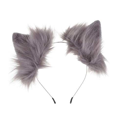 MERRYHAPY Plüschiges Tierohren Haarband Weiß Biegsames Langlebiges Cosplay Stirnband für Party Festival Karneval Lustige Kopfbedeckung für Damen und Erwachsene MERRYHAPY Plüschiges Tierohren Haarband Weiß Biegsames Langlebiges Cosplay Stirnband für Party Festival Karneval Lustige Kopfbedeckung für Damen und Erwachsene von MERRYHAPY