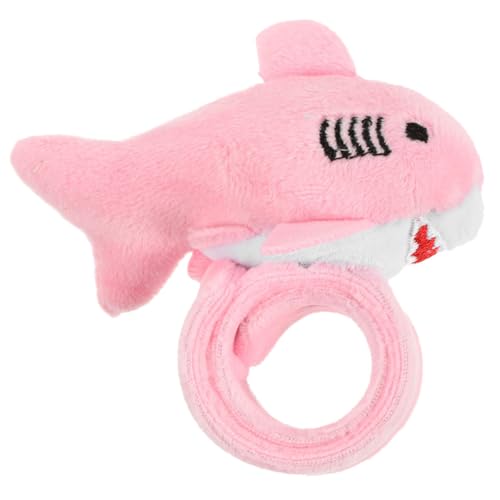 MERRYHAPY Plüschring Hai-Schnapparmband Armband Zeug Party-Slap-Armbänder Kinderklatschuhren Spielzeug für Kinder kinderspielzeug Tier-Slap- Bänder mit Tiermuster pp Baumwolle Rosa von MERRYHAPY