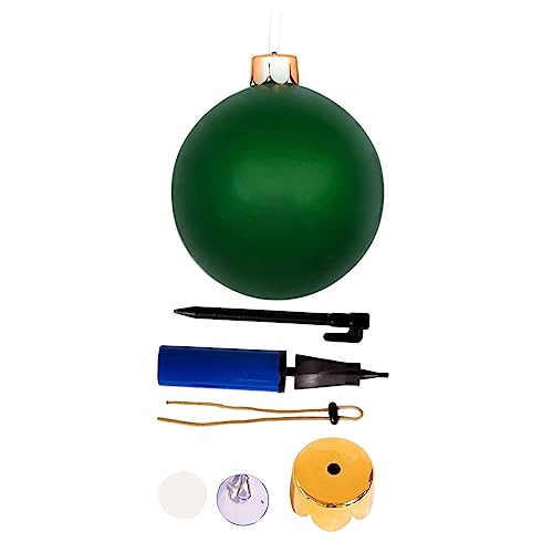 MERRYHAPY Weihnachtsballons Kugelverzierung Aufblasbarer Ball Der Frohen Weihnachten Dekor Weihnachtskugel Weihnachten Im Freien Riesige Aufblasbare Weihnachtskugeln Spielzeug Pvc von MERRYHAPY