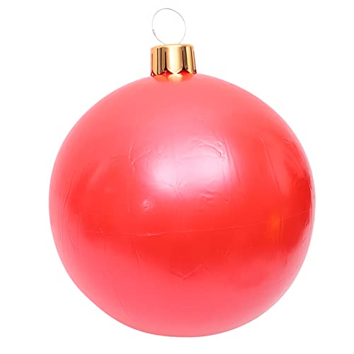 MERRYHAPY Weihnachtsballons Weihnachtsgroßer aufblasbarer Ball Jumbo-Ballons Weihnachtsdekorationen aufblasbare weihnachtskugeln Spielzeug Weihnachtsverzierung im Freien Urlaub Hüpfburgen von MERRYHAPY