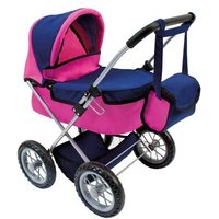 Mertens 82911 Puppen-Buggy mit Tasche, Rot von MERTENS