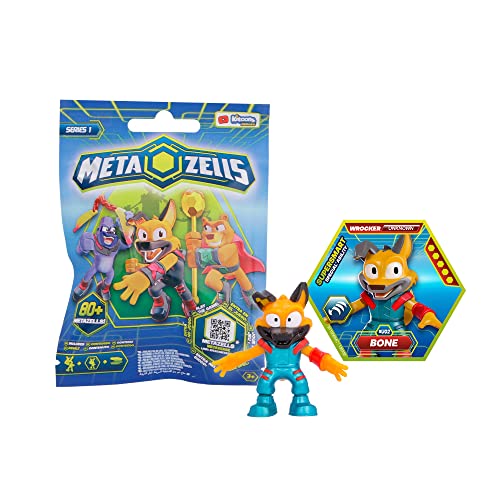 METAZELLS Starter Pack S1, 1 Sammelfiguren Ihrer Lieblingsfiguren mit Spielkarten und Leaflet +3 Jahre italienische Sprache von METAZELLS Imc toys